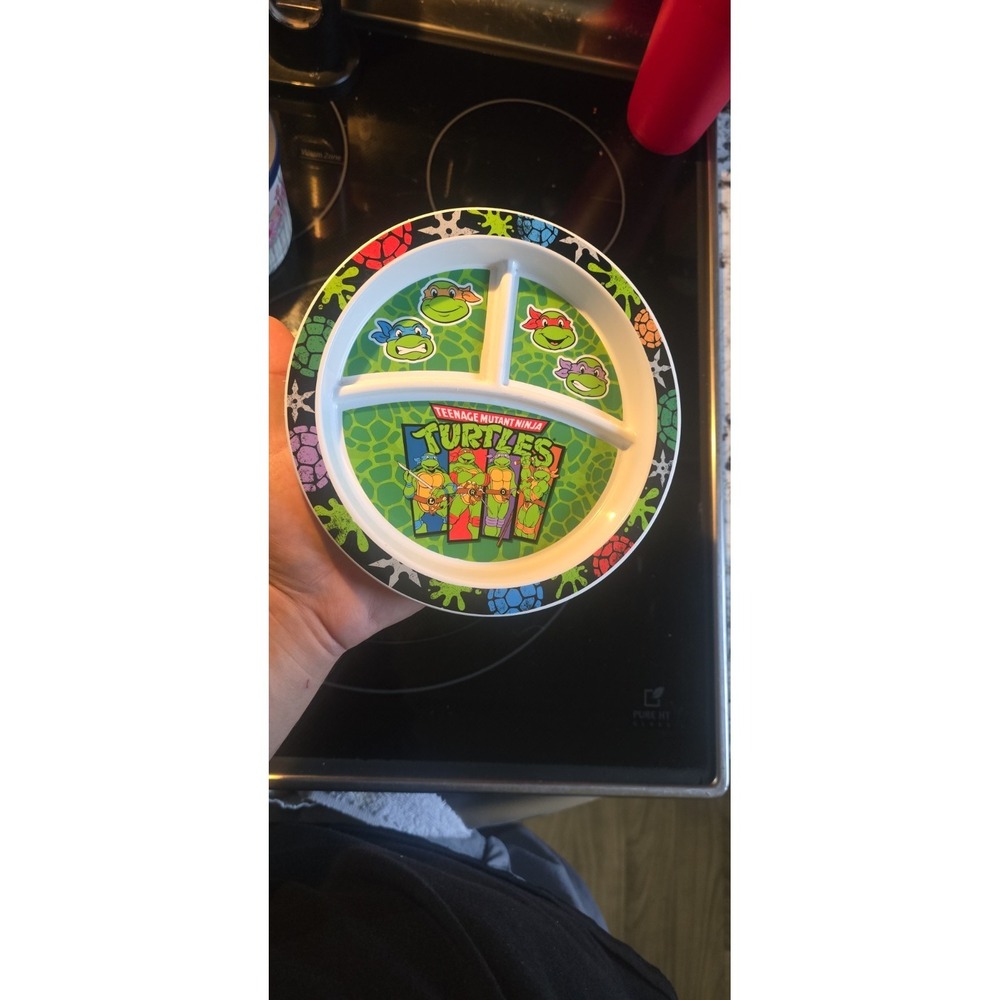 Teenage Mutant Ninja Turtles TMNT Gerber Kids Plate Vintage